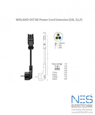 Wieland GST18i3 Power Starter Cable